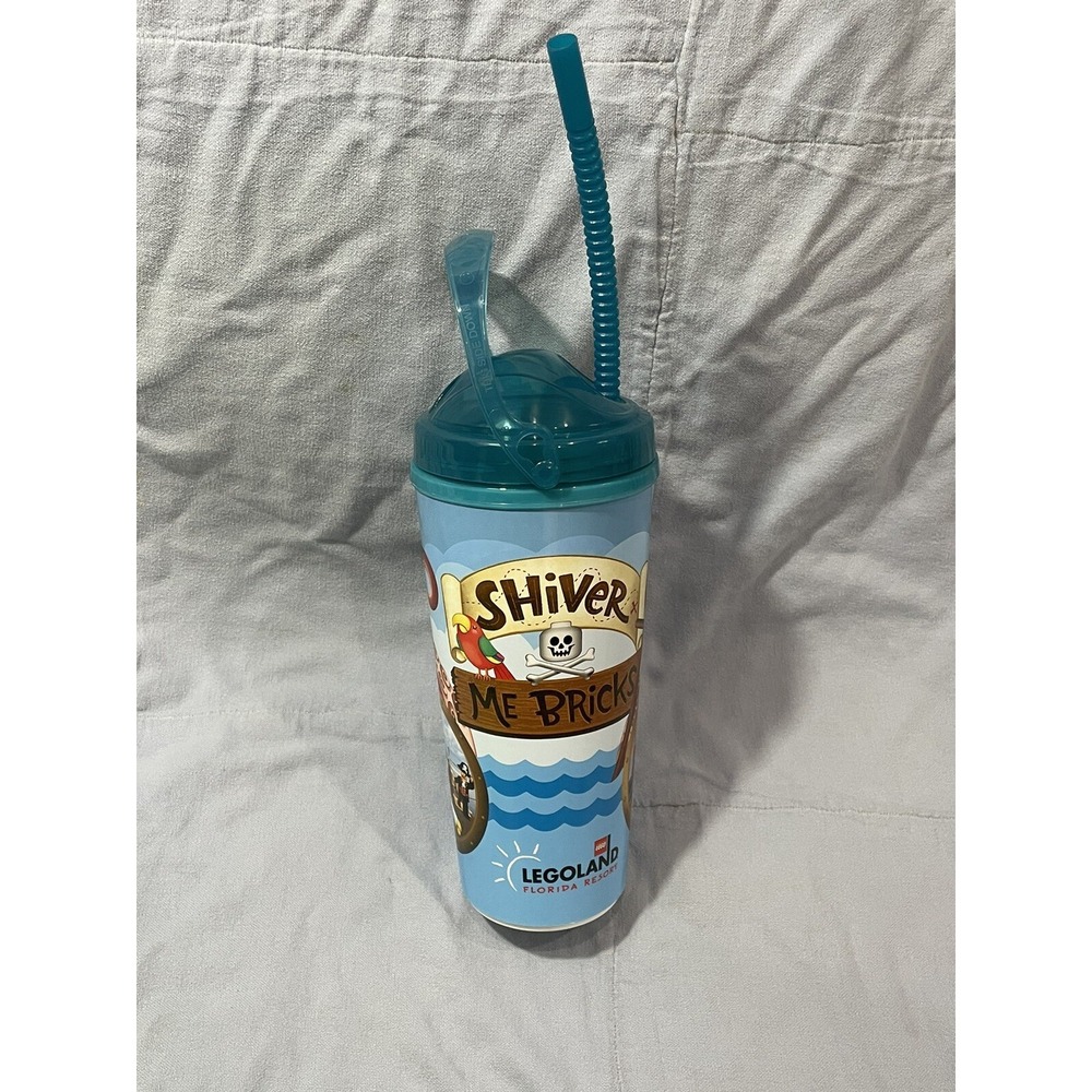 Legoland Florida Refillable Drink Cup Souvenir Mug Pirate "Shiver Me Bricks"